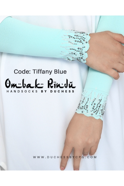 DUCHESS OMBAK RINDU HANDSOCKS - TIFFANY BLUE